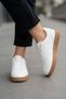 White Women's Retro Sneaker Striped Casual Sports Shoes 122Nav - 2