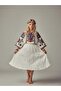 Girl's Pleated Midi Skirt