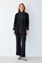 Stone Detailed Shirt Set Black 2610 - 4