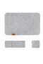 Gray 12-Piece 4-Person Stylish Design American Food Serving Plate Presentation & Serving Set - 6