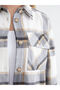 Özmarka New Season Plaid Oversized Women's Shirt - 3