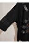 95 % cotton, evening dress style, loose glittering buzzle - 5