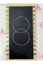 Steel Large Size Hoop Earrings 5cm – Stainless Steel Silver Color Daily Stylish Earrings - 4