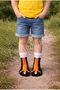 1 Pair of Children's Chicken Leg Socks - 3
