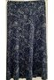 Yildiz New Pattern C Lycra Three Piece Bell-Shaped New Model Elastic Waist No Show Inside Unlined Skirt