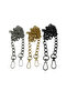 110 cm Aluminum Bag Strap Chain Light (Gold) - Metal Bag and Wallet Strap Chain - 2 Pieces - 5
