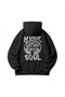 Women's Soothes Printed Hooded Hoodie Sweatshirt - 4