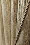 Premium Mink/Beige Broken Glass Pattern Double-Breasted Design Tulle Curtain with 3 Layers of Pleated Fabric - 3
