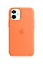 Three-layer shockproof protective case for iPhone 12 Mini – Slim, scratch-resistant orange - 3