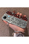 Realme C21Y Compatible Rug Patterned Silicone Edge Hard Back Anti-Fall Phone Case