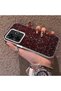 Redmi 13 4g Compatible Silicone Edge Hard Back Anti-Fall Phone Case with Carpet Pattern