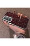 Samsung Galaxy S25 Compatible Silicone Edge Hard Back Case Carpet Patterned Couple Phone Case - 2