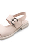 Galivella Beige Women's Genuine Leather Strappy Buckle Detailed Daily Comfortable Sole Stylish Sandals - 8