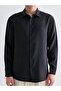 Lcw Vision Black Comfortable Mold Long Sleeve Men's Shirt - 5
