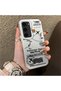Samsung Galaxy S23 Compatible Silicone Edge Hard Back Anti-Fall Phone Case with Airplane Pattern - 2