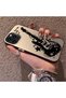 iPhone 15 Pro Max Compatible Silicone Edge Hard Back Anti-Fall Phone Case with Guitar Pattern