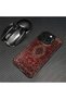 iPhone 12 Pro Max Compatible Kilim Rug Patterned Silicone Edge Hard Back Anti-Fall Phone Case - 8
