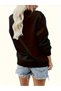 Women's Anatolian Flowers Printed Oversize Crew Neck Sweatshirt - 4
