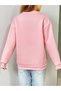 Women's Anatolian Flowers Printed Oversize Crew Neck Sweatshirt - 4
