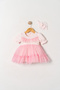 Baby Girl Religious Ceremony Dress Summer Lace with Bandana Newborn Hospital Take-Home Set Formal Gown 4015 - 2