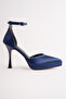 Women's Satin Platform Thin Heeled Pointed Toe Stylish Shoes - 2