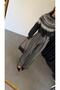 Front Pencil Belted Trousers Gray - 2