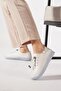 Novitas stitched gel sole genuine leather women's shoes - white leather - 2