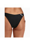 Womens Swim V-Shape Brazilian Bikini Bottom - Black - 5