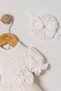 Baby Girl Mevlütlük Dress Summer Bandana Lace Newborn Hospital Release Wedding Dress Evening Dress 4017 - 5