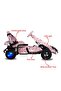 Kids Electric Go-Kart Carbon Fiber Style - 250W Motor, 20KM/H Speed, Bluetooth & Safety Kit (Red) - 2