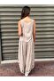 Beige Color Embroidered Pants and Blouse Set - 2