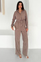 Waist Tie Detailed Shirt and Pleated Pants Set – Grace