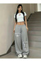 Unisex Hello Cute Cat Baggy Cut Wide Leg Sweatpants