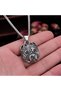 Special Steel Masculine Design for Dog Lovers Men's Necklace with Pitbull Head - 4