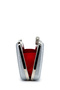 Ring Clip Detailed Glittering Morton Evening Dress Bag Silver - 7
