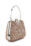 Ring Detailed Stoned Amanda Evening Dress Handbag Powder - 2