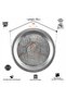 20 cm Serving Presentation Tray 3 Pcs 430 Quality Chrome Steel – Does Not Tarnish, Appetizer Kebab Coffee Presentation Tray - 3