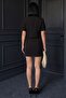 My Fashion Short Sleeve Crop Shirt & Mini Skirt Two-Piece Set - 4