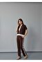 Women's Short Sleeve Modal Tracksuit Set with Stone Detailing and Garnish