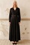 My Fashion Belted Long Sleeve Maxi Dress - 6