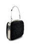 Stoned Premium Debbie Evening Dress Clutch Bag Black - 2