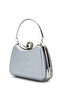 Amanda Evening Dress Handbag with Ring Detail and Stones Silver - 6