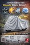 Rear Bag Compatible Motorcycle Tarpaulin for Hero Xpulse 200 (Gray Color)