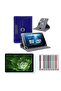 Tablet Case with Stand + Nano Shatter-Resistant Screen Protector + Touch Pen for Philip S T7305 10.1”