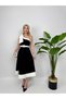Ribbon Detailed Belted Dress for Special Occasions, Prom, Evening Gown