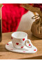 Sparkling Choices from Shining Store Assorted Heart Printed Porcelain Coffee Cup Set 90 ml - 3