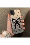 Samsung Galaxy A03 Compatible Silicone Edge Hard Back Anti-Fall Phone Case with Bow Pattern - 2