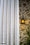 Silvery Bamboo Tulle Curtain - Natural Texture - 1X3 Dense Pleats - Professional Installation - 5