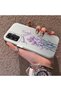 Samsung Galaxy A14 Compatible Silicone Edge Hard Back Anti-Fall Phone Case Flowers Pattern