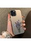 iPhone 16 Pro Max Compatible Silicone Edge Hard Back Anti-Fall Phone Case Flower Bunch - 2